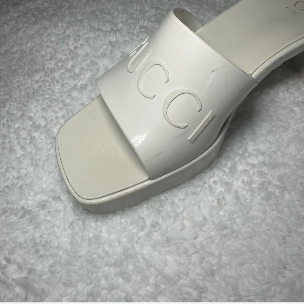 Gucci Cream Women's Mules - Picture 4 of 5